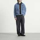 C.P. Company Men's 50 Fili Bleached Multi Pocket Jacket in Stone Bleach