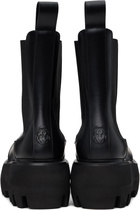 McQueen Black Sofa Chelsea Boots