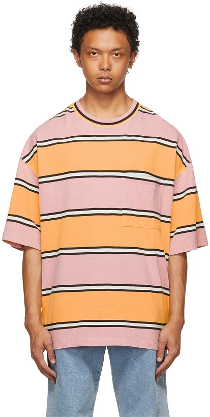 Photo: Levi's Vintage Clothing Orange & Pink 80's Wide T-Shirt