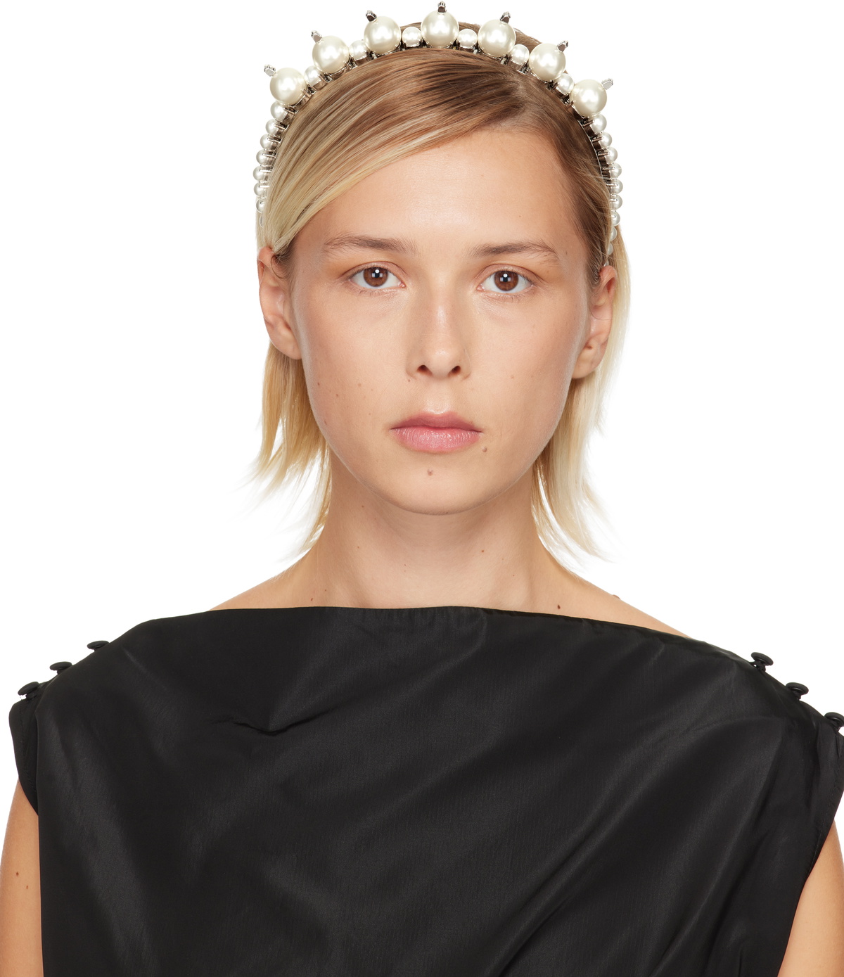 Simone Rocha ビーズ　パールカチューシャ Simone Rocha ビーズ パールカチューシャ