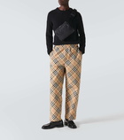 Burberry Checked track pants