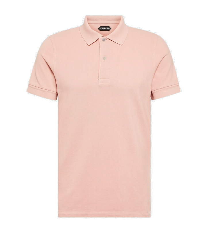 Photo: Tom Ford Cotton piqué polo shirt