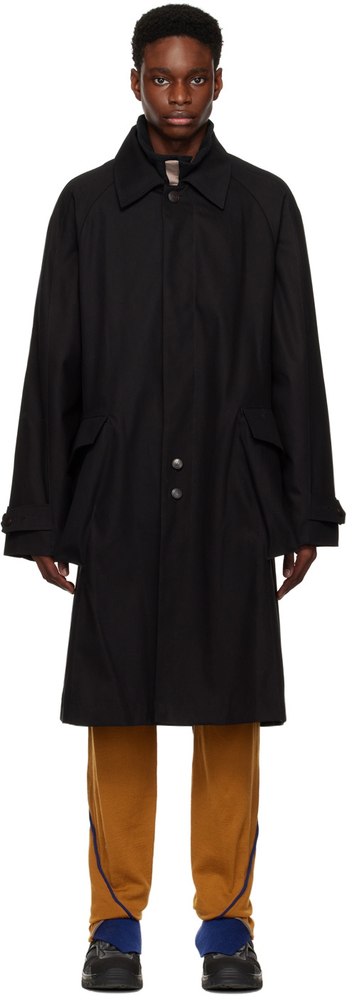 Kiko Kostadinov Black Anakazel Coat Kiko Kostadinov