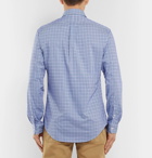 Polo Ralph Lauren - Slim-Fit Button Down-Collar Gingham Cotton-Poplin Shirt - Men - Blue