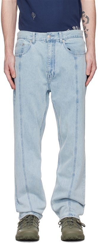 Photo: Izzue Blue Pinched Seam Jeans
