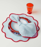 La DoubleJ Rainbow Celeste Large set of 2 napkins