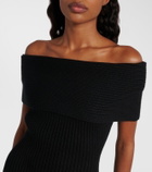 Givenchy Ribbed-knit wool and alpaca-blend minidress
