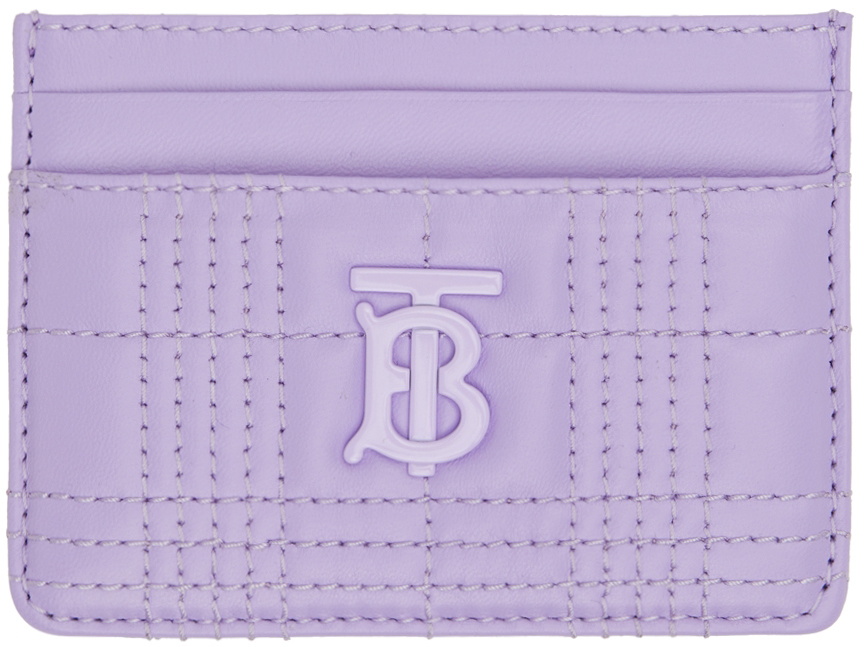 Burberry Purple Lola Card Holder Burberry