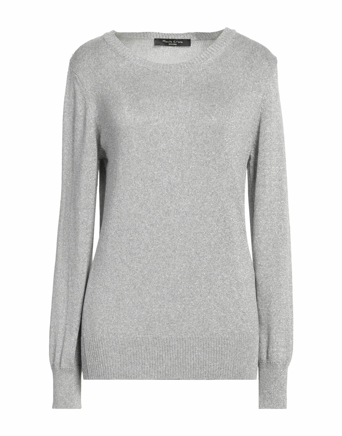 Manila Grace Womens Sweater in Silver