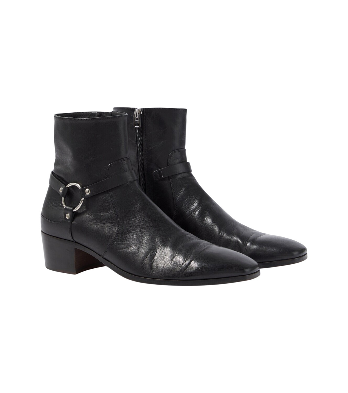 TOM FORD - Sutherland Leather Monk Strap Boots - Black TOM FORD