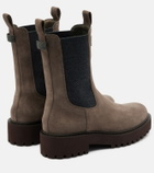 Brunello Cucinelli Monili suede Chelsea boots