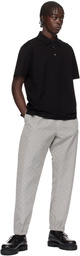 Givenchy Black & White Monogram 72 Jacquard Sweatpants