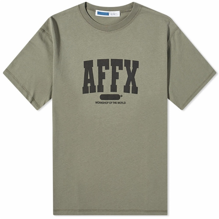 Photo: AFFIX Men's Varsity T-Shirt in Soft Green