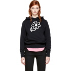 Ashley Williams SSENSE Exclusive Black Flower Hoodie