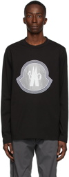 Moncler Black Logo Long Sleeve T-Shirt