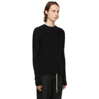 Rick Owens Black Fisherman Sweater