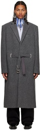 Y/Project Gray Belt Coat