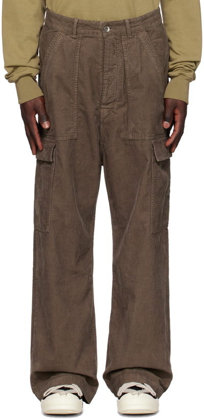 Photo: Rick Owens DRKSHDW Gray Flap Pocket Cargo Pants