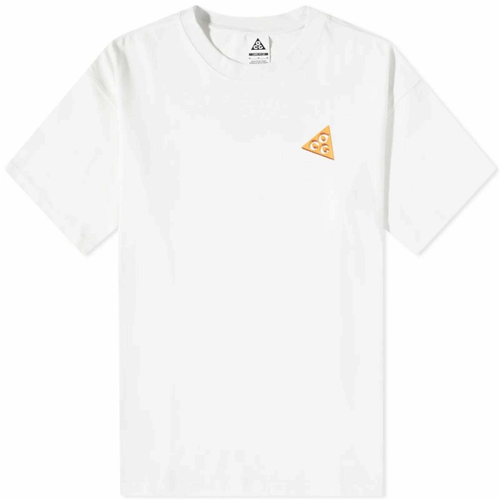 Photo: Nike Men's ACG Vortex T-Shirt in Summit White
