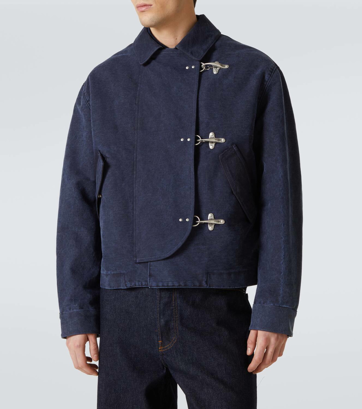 【関税&送料込】Loewe Cotton-Blend Jacket Jacket in cotton blend Green - LOEWE