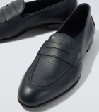 Brioni Leather penny loafers