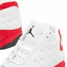 Air Jordan Men's 13 Retro Sneaker in White/Black/True Red
