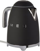 SMEG Black Matte Electric Kettle, 1.7 L, CA/US