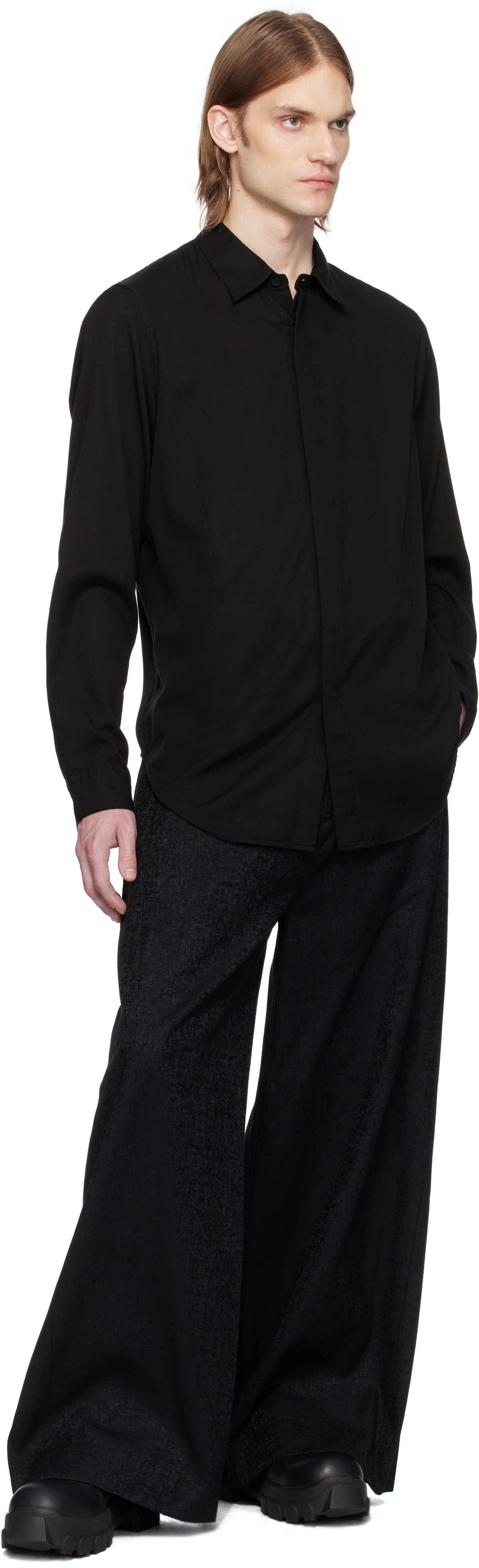 Julius Black Formal Shirt