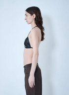 Rick Owens Leather Triangle Bikini Top