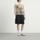 Maison Margiela Men's Knitted Cotton Polo Shirt in Ecru