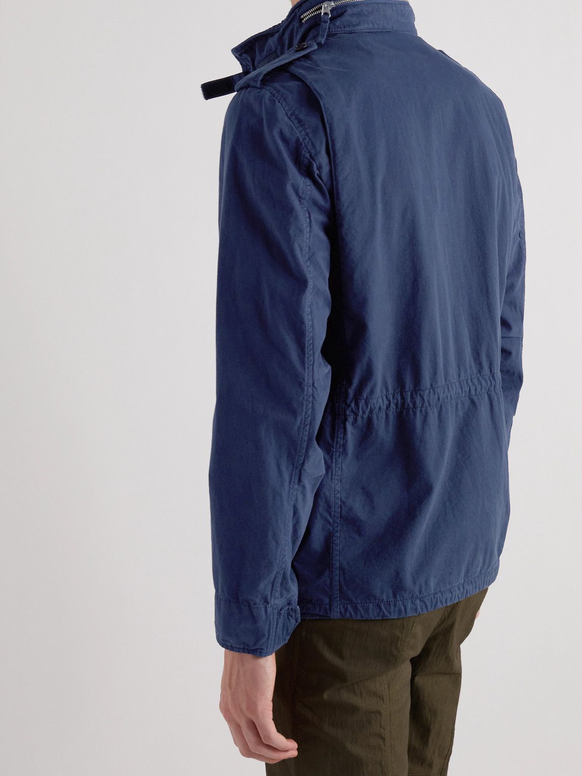 ASPESI Brushed Cotton-Gabardine Field Jacket for Men