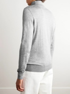 Zegna - Cashmere and Silk-Blend Rollneck Sweater - Gray