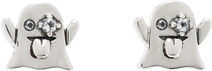 Photo: Stolen Girlfriends Club Silver Ghost Stud Earrings