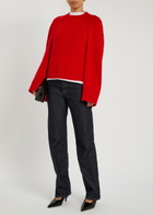 Toteme Cape-effect Cashmere Jumper Red