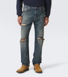 Acne Studios Re-edition distressed straight jeans