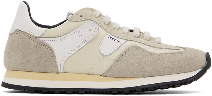 Photo: Spalwart Beige Master Blaster Low Sneakers