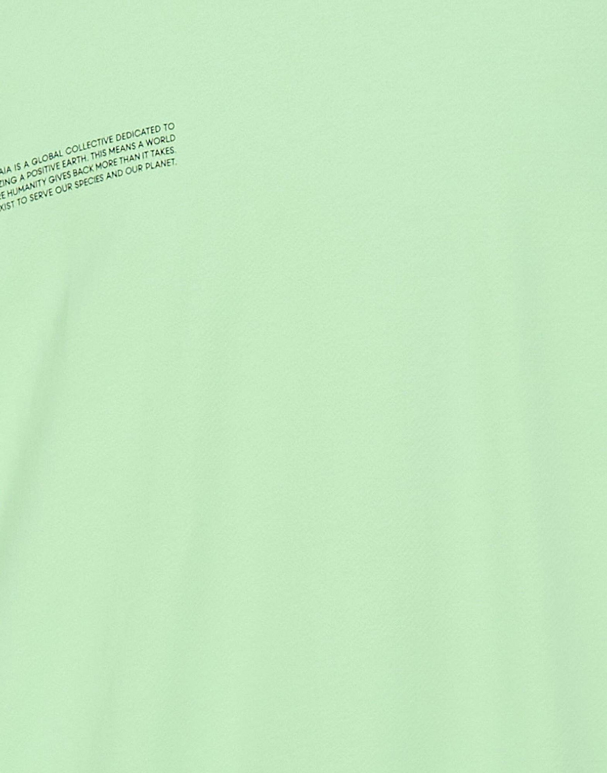 Pangaia Mens Sweatshirt Light in Green