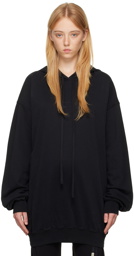 Ann Demeulemeester Black Olivia Hoodie