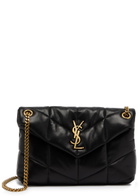 Saint Laurent Lou Puffer Small Leather Shoulder bag - Black - One Size