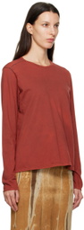 Gabriela Coll Garments Red No.87 Long Sleeve T-Shirt