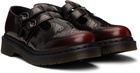 Dr. Martens Black & Burgundy 8065 Mary Jane Loafers