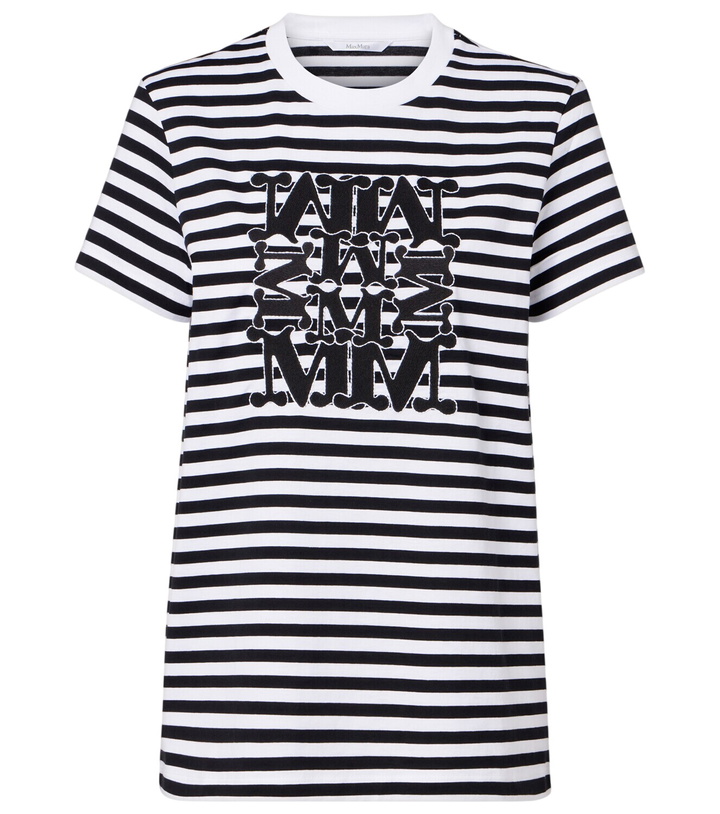 Photo: Max Mara Ruta embroidered cotton T-shirt