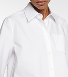 Loewe - Open-back cotton poplin trapeze shirt