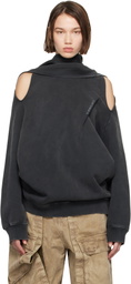 Y/Project Black Multiscarf Pinched Logo Sweatshirt