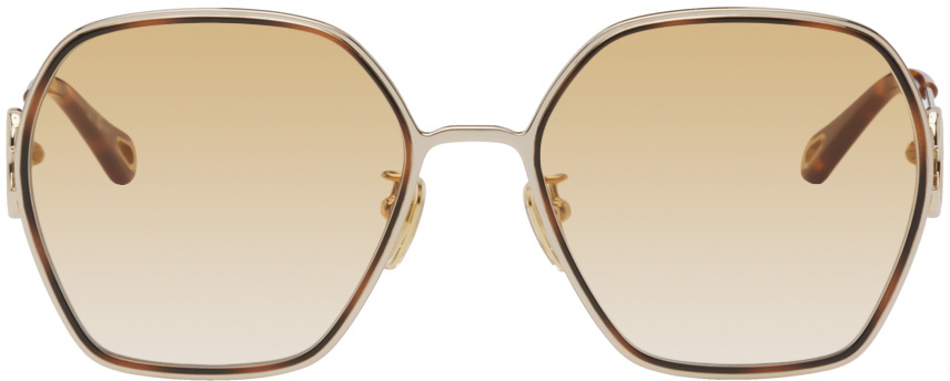 Chloé Gold Austine Sunglasses Chloe