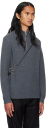 JW Anderson Gray Padlock Sweater