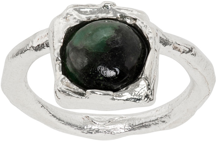 Photo: Alighieri Silver Emerald 'The Eye Of The Storm' Ring