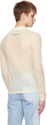 Feng Chen Wang White Phoenix Turtleneck