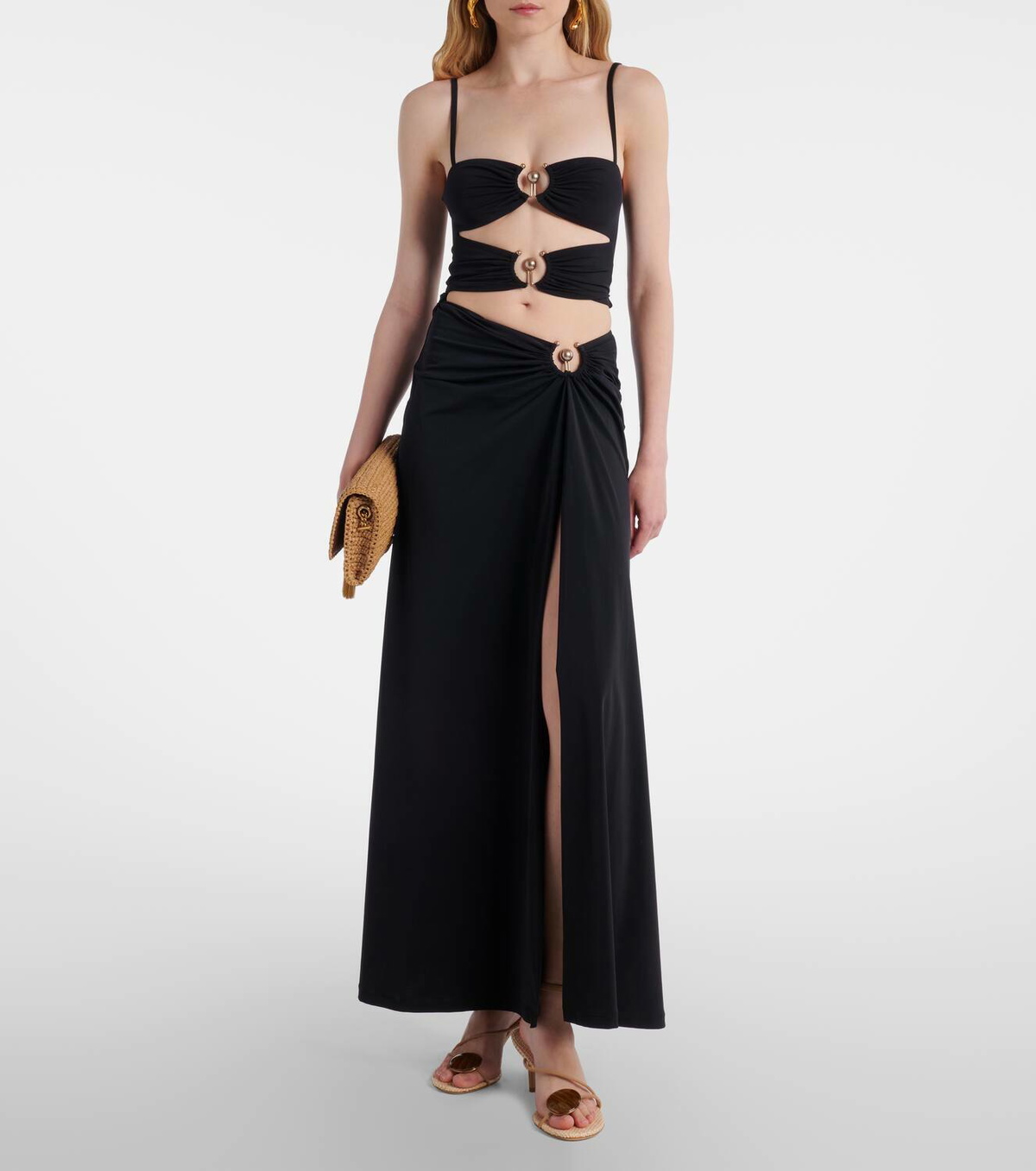 Christopher Esber Doma suede thong sandals