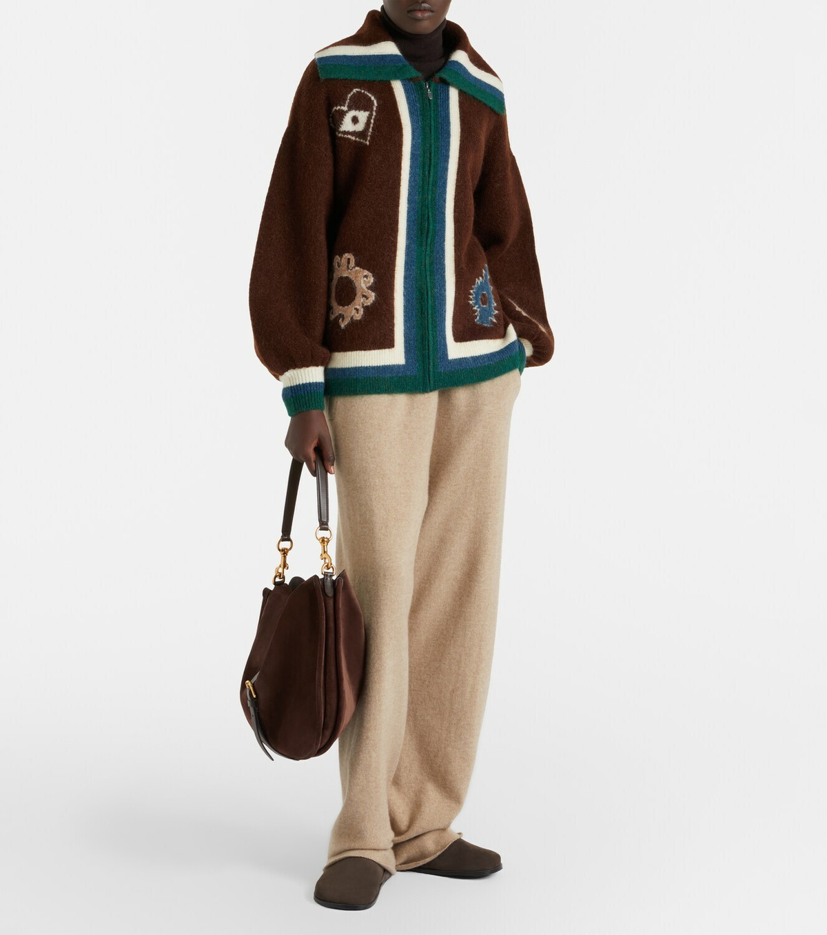 Alémais Maroc intarsia cardigan